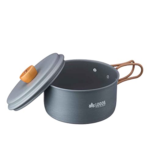 LOGOS Cookware & Kettle Set 81210212 Camping Hard Anodized Finish