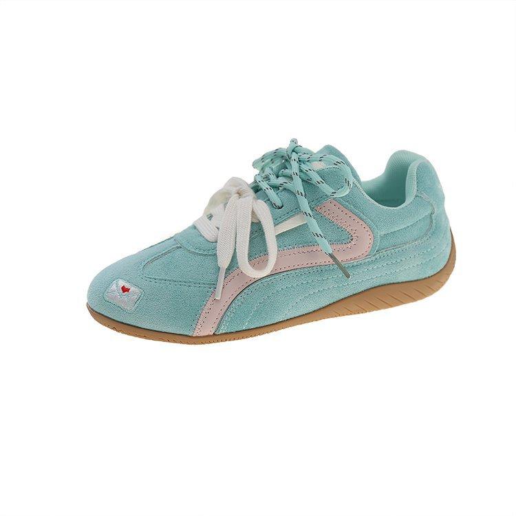 

Argand training shoes women s 2025 new summer round head mint green racing shoes versatile flat-bottomed casual sports shoes 40