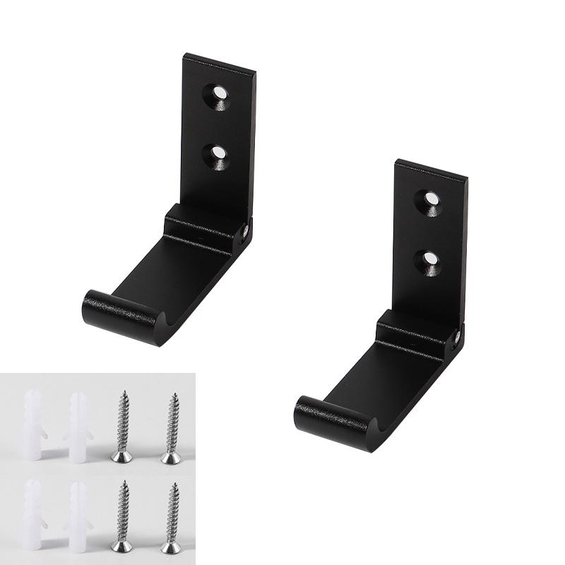 Folding Hooks Wall Mounted Door Clothes Coat Hat Bags Hangers Aluminum Alloy Kitchen Bathroom Rustproof Towel Rack with Screws