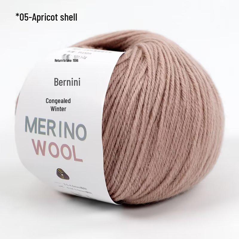 100% Merino Wool Medium Fine Yarn - Morandi Color System 212 for Hand Knitting Sweaters, Scarves, and Jackets
