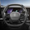 EXHN9 Suitable for Renault Carbon Fiber Texture Steering Wheel Cover with Segmented Quick-Release Design Sandero Clio Duster 