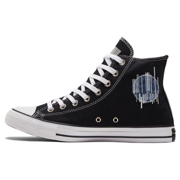 Converse Chuck Taylor All Star Comfortable High-Top Canvas Shoes Unisex Sneakers Black White A02583C
