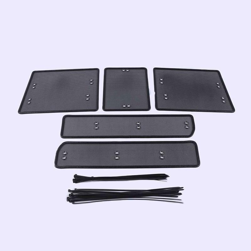 Middle Screening Mesh Front Grille Mesh For TOYOTA Land Cruiser Prado Front Grille Net Cover Stainless steel Car Accessories