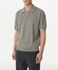 MUSINSA STANDARD Cool Touch Slit Neck Knitted Polo Shirt [Titan Grey]