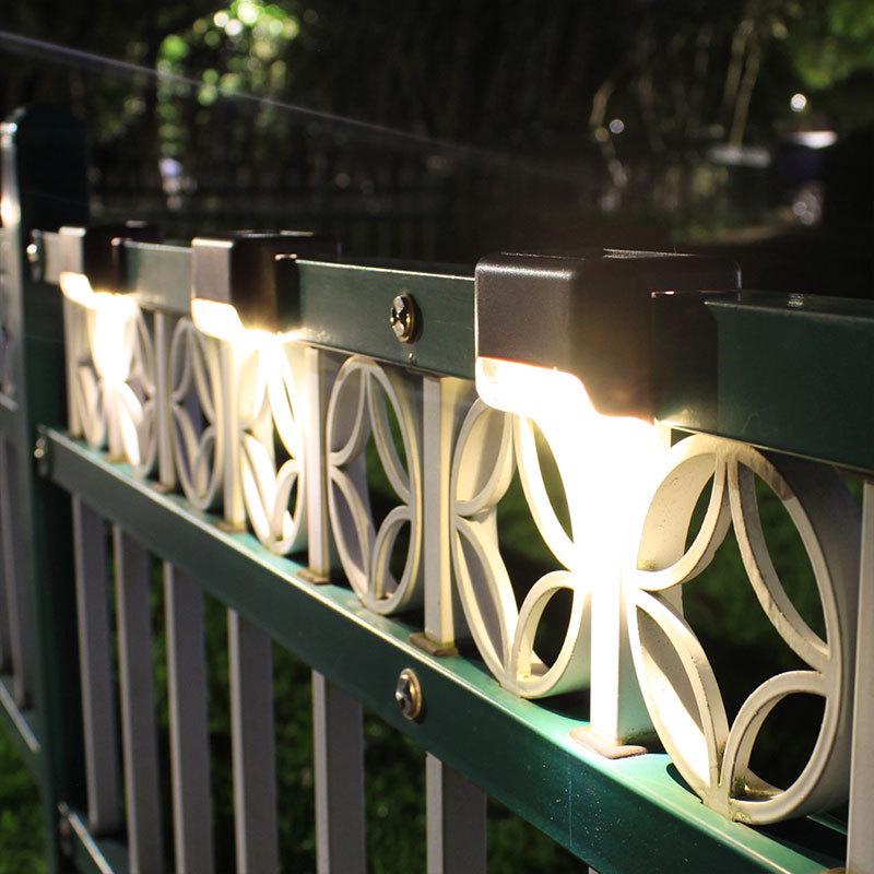 Waterproof Solar LED Stair and Fence Lights for Outdoor Use