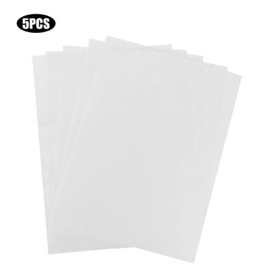 5 Stück Schrumpffolie Durchscheinend Schrumpffolie Papier DIY Haarnadel Dekoration 20,3x27,8 cm