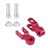 2pcs Universal Motorcycle Damping Heighten Device Shock Absorbers 5cm Chassis Red (w  Screw)