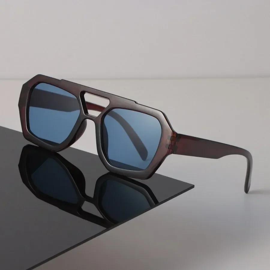 Vintage Square Sunglasses Women Men Retro Casual Fashion Black Clear Sun Glasses Female Eyewear