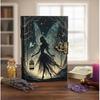 Fairy Leather Grimoire – Handmade Book of Shadows with Lock Positivity Gift