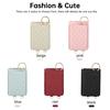 Sac bandoulière Long Cordon Anneau Fermeture Éclair Porte-cartes Grille Diamant Cuir Étui pour Samsung Z Flip 8 7 6 5 4 3 Antichoc Support Sac Housse