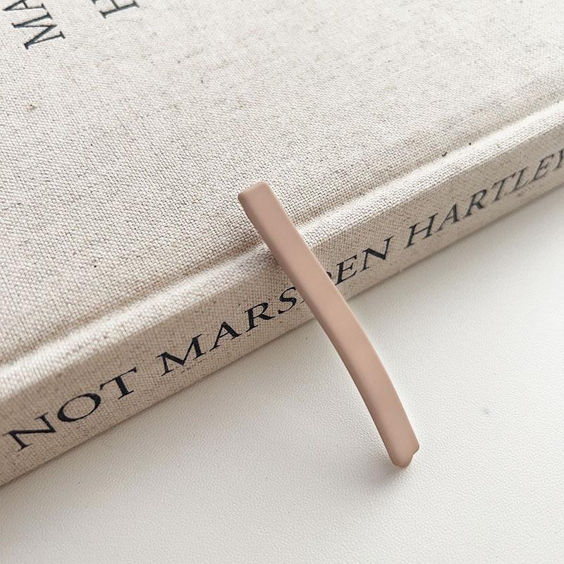 

Простые модные заколки для волос сбоку для женщин и девочек, базовые фиксированные заколки для волос, цветные матовые аксессуары для волос