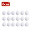 54/6PCS White Foam Christmas Balls for Xmas Tree Hanging Ball Ornaments Pendants for Wedding New Year Party Home Decor Supplies