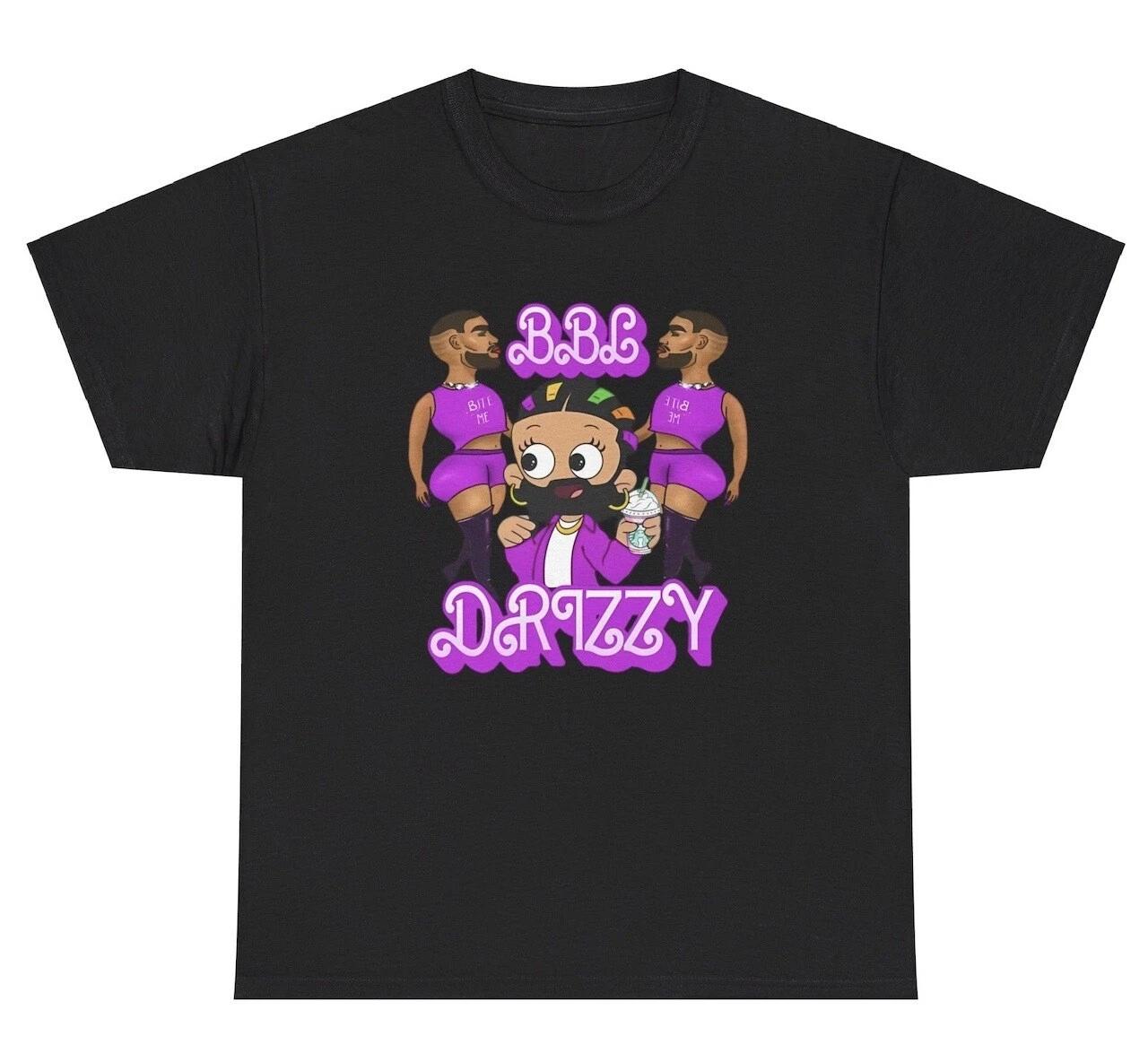 

BBL Drizzy T Shirt Funny Rapper Parody Y2K Cursed Oddly Specific Humor Tee XL