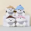Plush Dog Pendant With Cute Hat For Backpack Decor And Collectible Gift