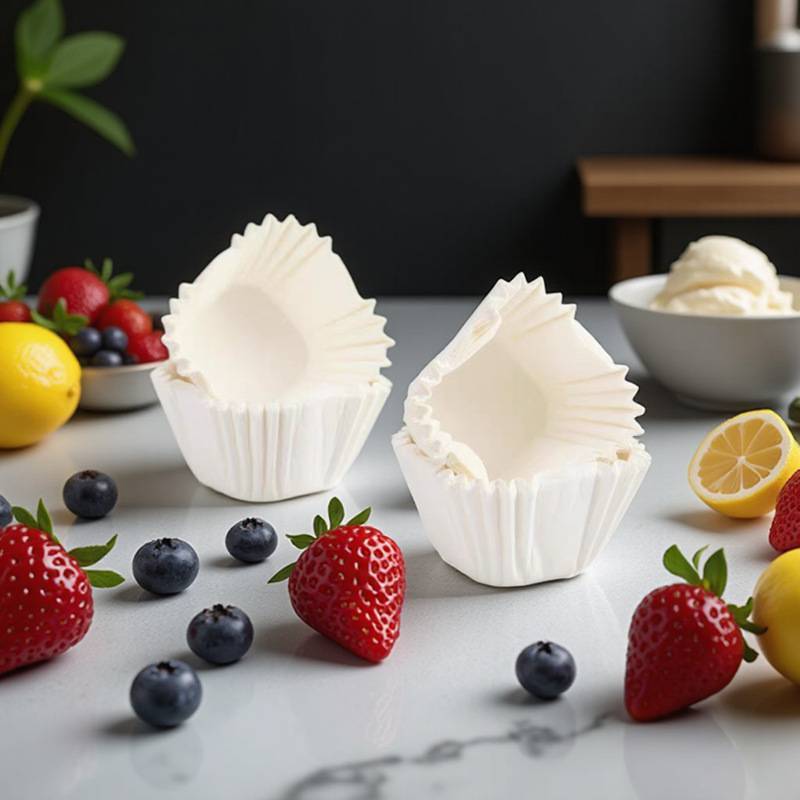 Cake Mold Square Paper Cupcake Liners Nonstick Heatresistant Baking Cups For Desserts