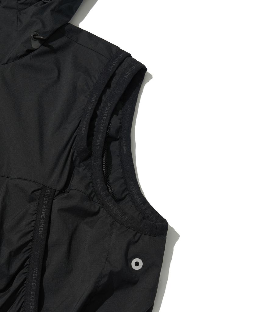 Welter Experiment Detachable Light Windbreaker_Black_Wol061