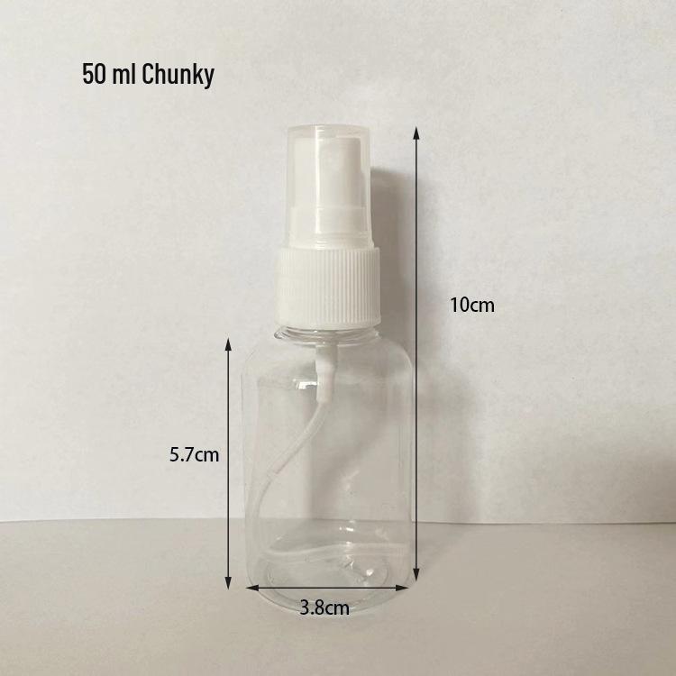 Transparent PET Spray Bottle for Cosmetics - 30ml/50ml/100ml