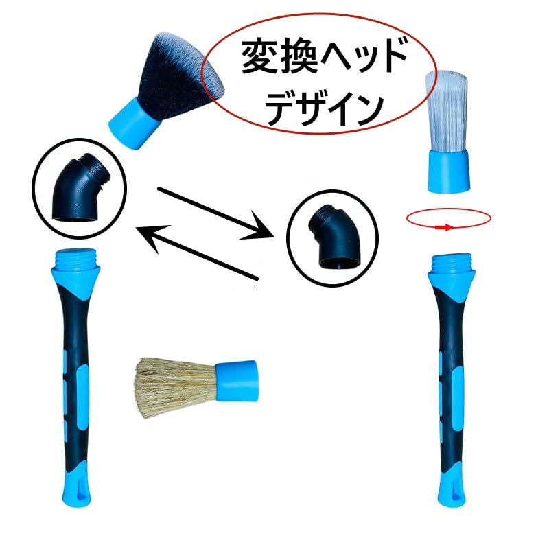 Brosse de Détail pour Lavage de Voiture pour Roues et Camion de Lavage de Voiture Soie de Porc Douce Nettoie Voiture Fournitures de Lavage de Voiture de Brosse, Carrosserie, Fournitures, Pratique, Sans Rayures,