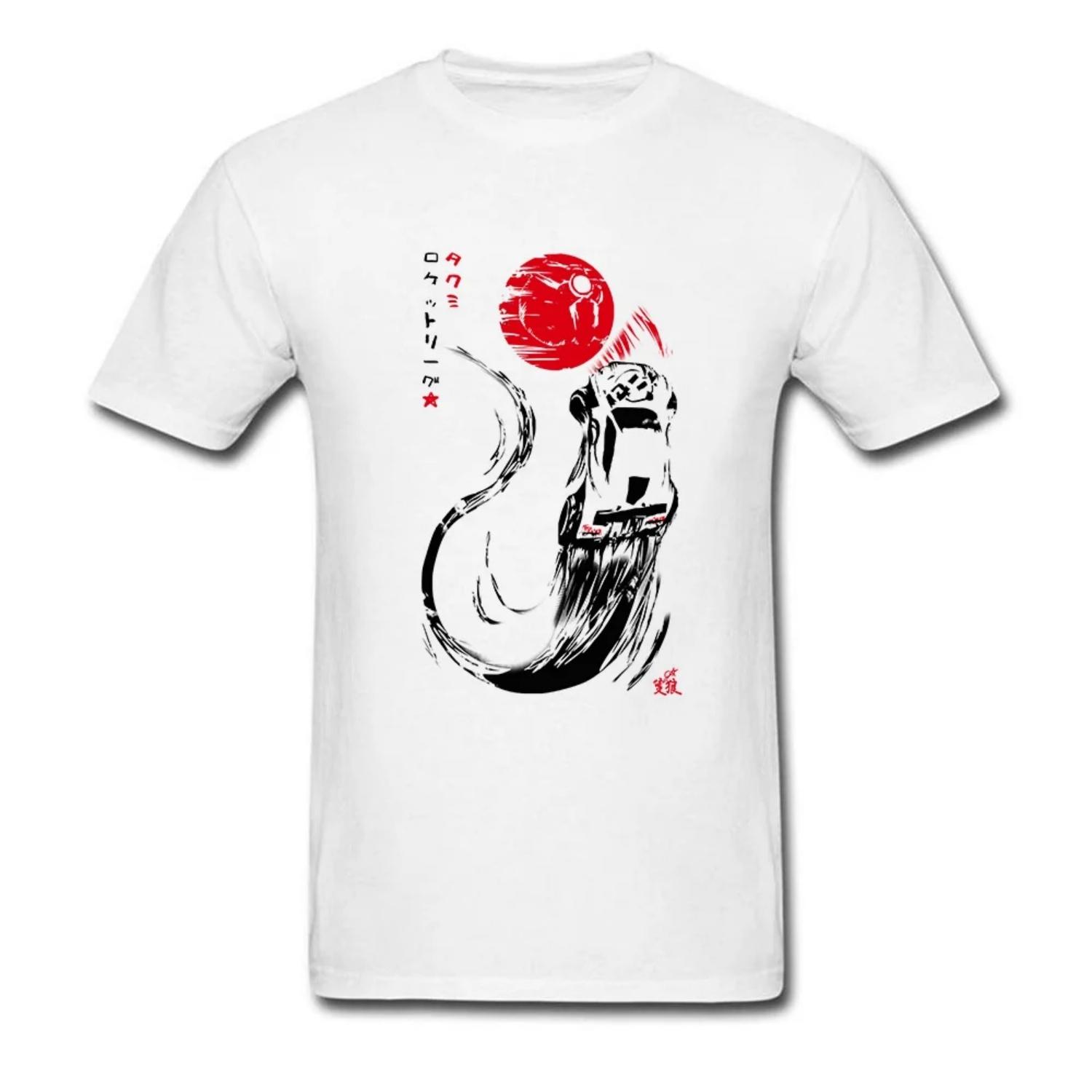 

Rocket League Novelty Short Sleeve Man s T-Shirts Rocket Sumi-E Tshirt 100% Cotton Comfortable Premium Tees Tops Drop Ship XXXXXL чорний