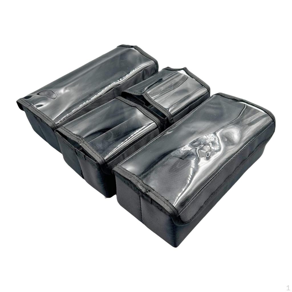 1 Piece Makeup Organizer Bag with Detachable Sections, Large Capacity Portable Case Made of Oxford