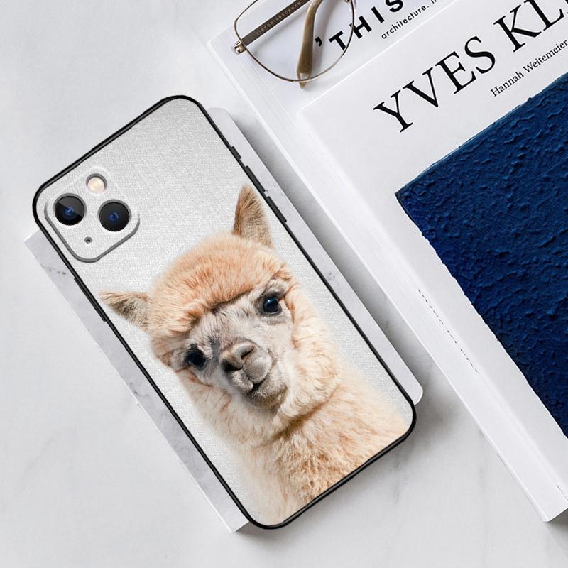 Lama Llama Alpaca Phone Case For iPhone 11 14 Pro Max 12 Mini X XS XR 7 8 Plus SE 2020 13 Pro Max Soft Cover