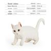 Children's Black and White Kitten Simulation Set - Toy Cat Figurine