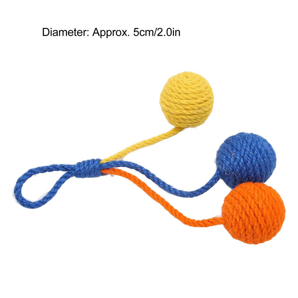 Cat Yarn  s Comfortable Grinding Claws Bite Resistant Interactive Chewing Cat Rattle   for Cats Kittens