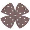 4 bucăți 6 găuri Triunghi Burete foi de șmirghel Disc hârtie de șlefuit Instrumente de lustruit (1800-2000#)