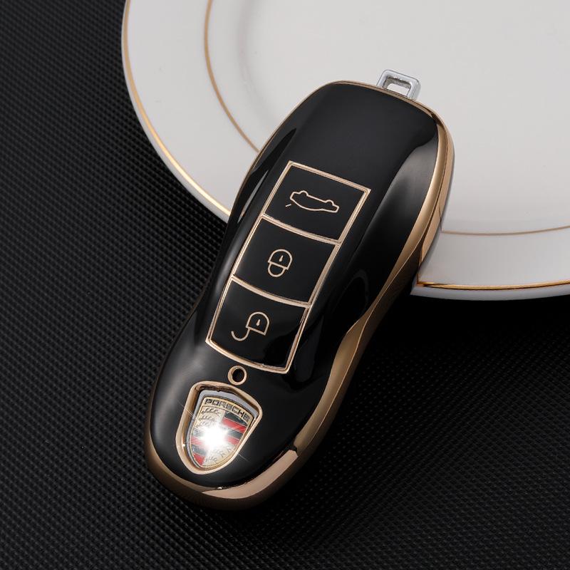 Porsche TPU Key Case for Macan, Cayenne, Panamera, 911 Models (Shell)