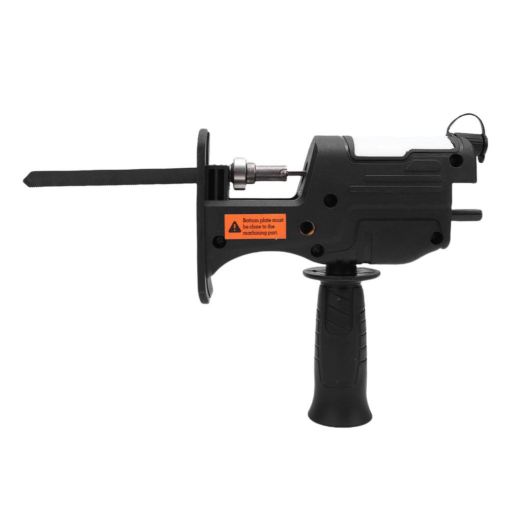 Elektrischer Bohrer Stichsägen-Adapter Bohrer zu Stichsägen-Aufsatz mit 3 Sägeblättern und Ölflasche für Holz Metall Fleischschneiden