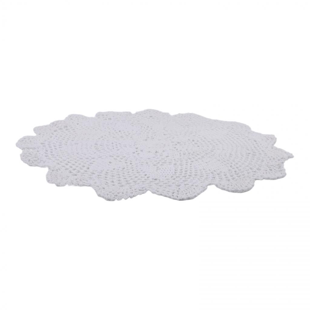 Crochet Mats Lace Table Cloth Vintage Doily DIY Material