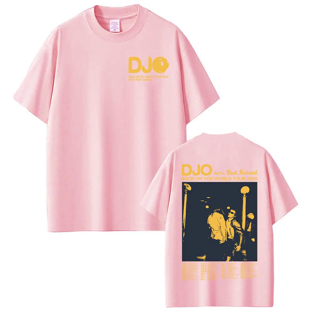 Djo Back on You World Tour 2025 Graphic Tshirts Unisex Women Clothing Hip Hop Street Tshirt 100 Cotton Comfort Hot Sale T Shirts
