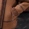 Young Mother's Fashionable 2025 Thick Velvet Leather & Fur Windproof Jacket