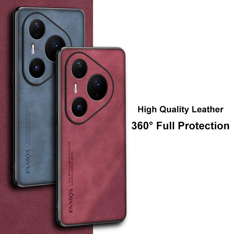 Für Huawei Pura 70 80 Pro Plus Hülle Luxus PU Leder Handyhülle Für Huawei Pura 70 80 Ultra Rückseite Silikon Vollschutz