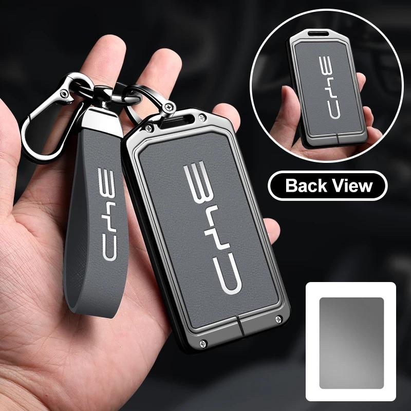 

Funda para llave remota con tarjeta NFC para coche, funda protectora para BYD Tang DM Han EV Song PRO Qin PLUS DMI, accesorios p