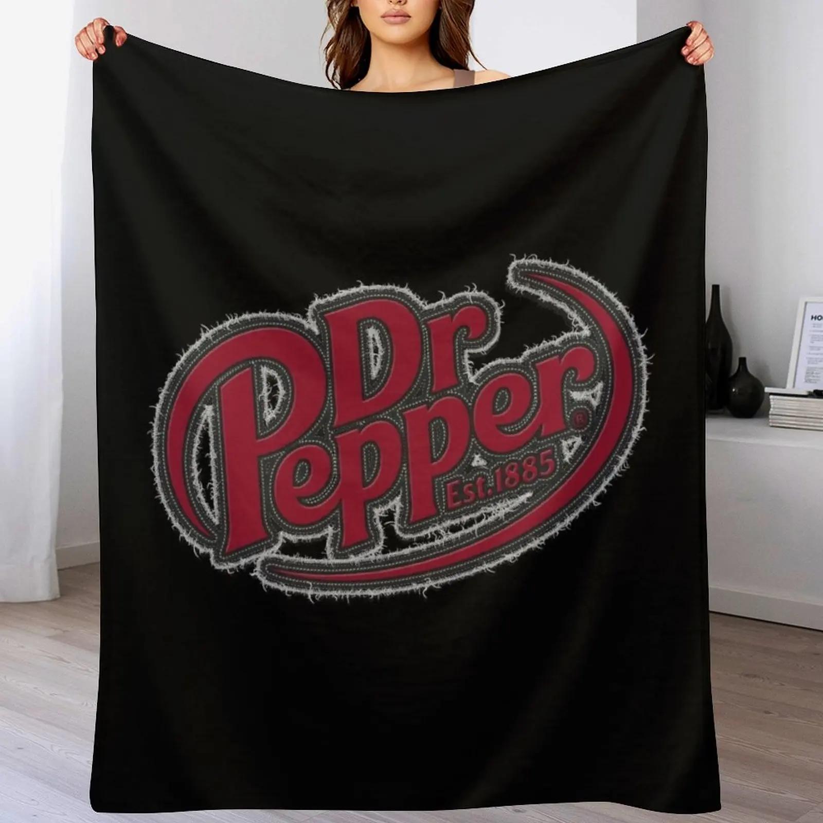 est 1885 dr pepper Throw Blanket Elegant Warm Throw Blanket for Hotel Home 102x76cm(40x30in)