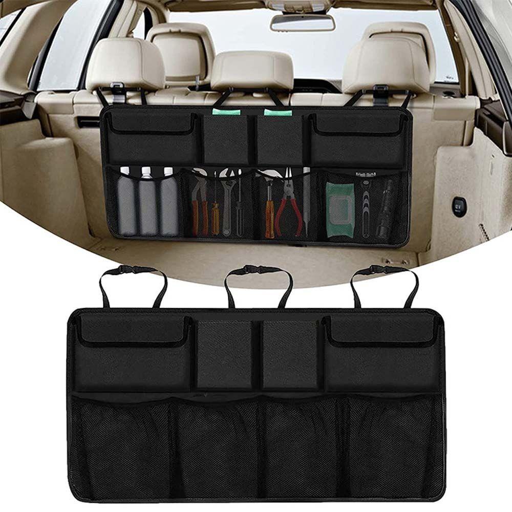 Multi-pocket Car Trunk Hanging Storage Bag Waterproof Car Seat Back Organizers  Automobile Interior
