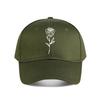 Minimalist Line Art Rose Vinyl Decal Baseball Cap Fashion Unisex Sunhat Womens Outdoor Sports Snapback Cap