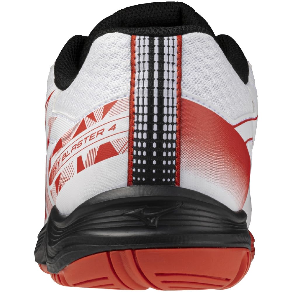 Badmintonschuhe Sky Blaster 4 Turnhalle Leichtgewichtige Dämpfung Einstieg Anfänger Weiß x Rot x Schwarz cm 3E [Mizuno] 26.5