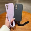 Silicone Wrist Strap Phone Case for Samsung Galaxy A17 A06 A16 A26 A36 A56 A05 A05S A15 A35 A55 for Magsafe Protective Cover