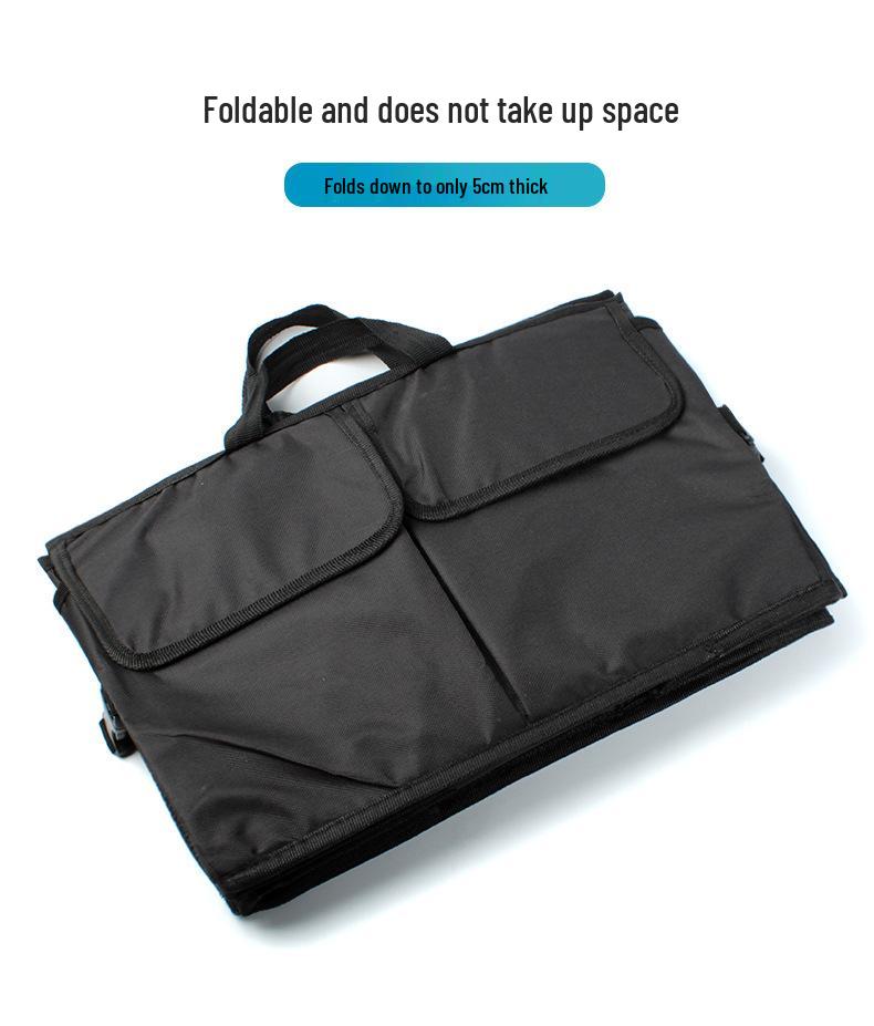 Organizador Plegable de Tela Oxford para Maletero de Coche: Caja de Almacenamiento Engrosada para Gran Capacidad