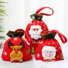 Party Favor Gifts Elk Decorations Candy Bags Wrapping Pouch Christmas Gift Bag Xmas Drawstring Bags
