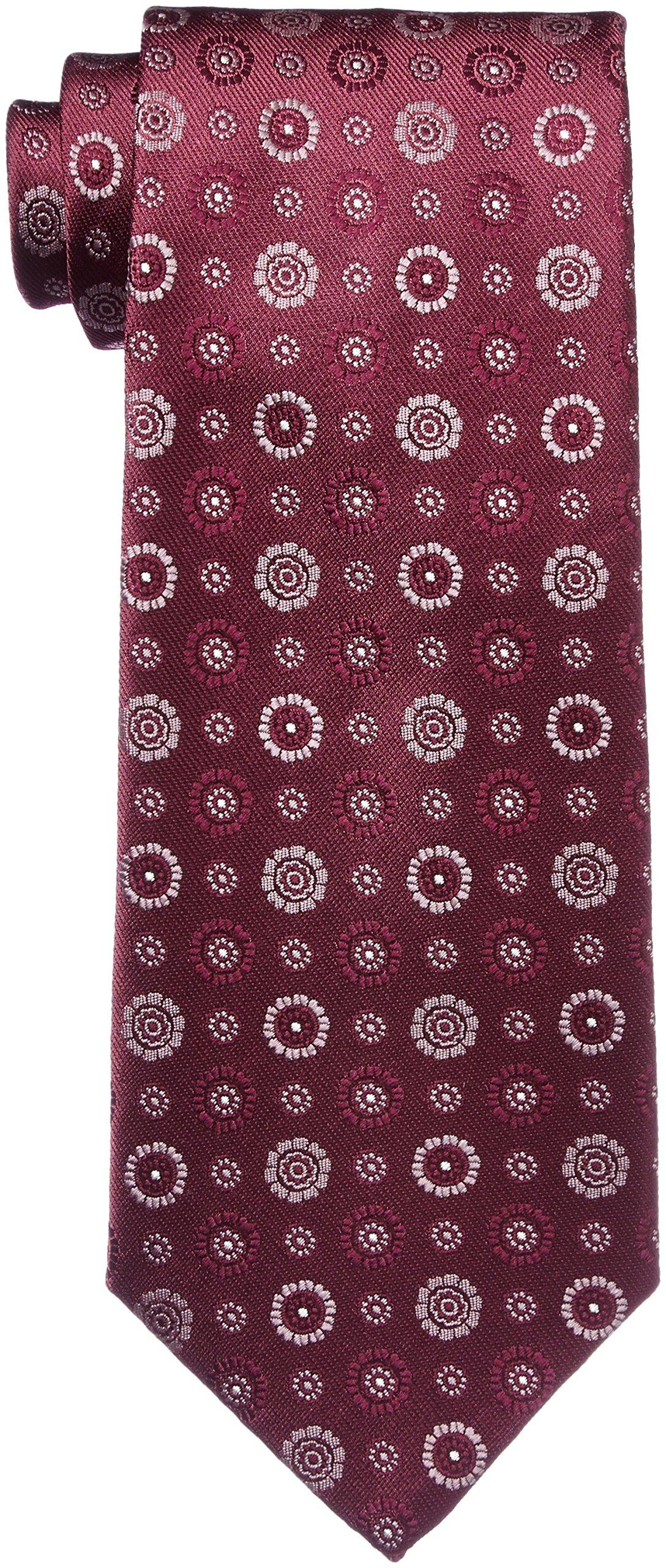 [Hiroko Koshino Homme] Necktie, Small Pattern, 003254-20000-4906 04 Red base, pink small pattern, FREE