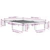 Solid Wood Bed 120 X 190 Cm
