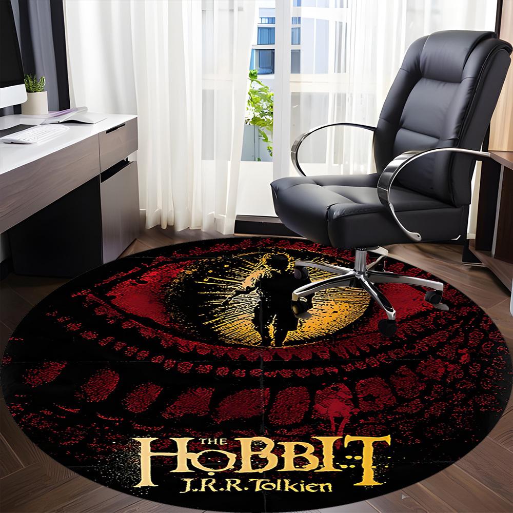 1pc The Hobbit Office Round Area Rug, Under Office Chairs Bedroom Living Room Home Decor, Room Deco, Available in Various Sizes