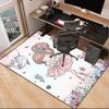 Dancing Ballerina In Pink Office Rug Chair Mat, Entryway Carpet, Suitable for Front Door, Bedroom, Living Room, Desk, Holiday Gift