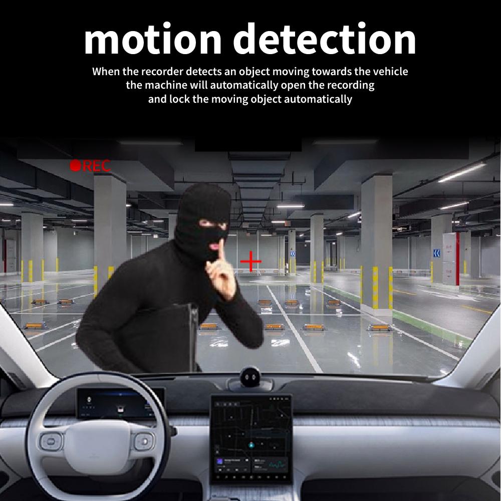 4-inch Dashcam, High-definition Dual-lens Wide-angle Video Recording, Night Vision Loop Recording.