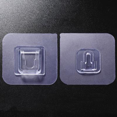 Double-Sided Adhesive Hooks Silicone Double Sided Tape Silicone Wall Hook Holder