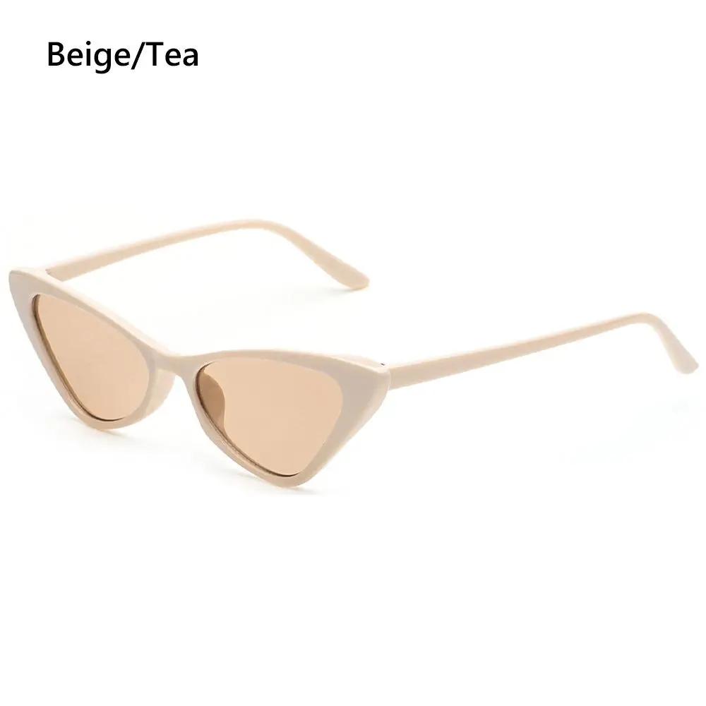 Hot  UV400 Sunglasses for Women Cat Eye Retro Sunglasses Trendy Vintage Small Frame Eyewear Fashion Streetwear Accessories