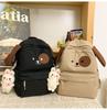 2023 New Cute Funny Dog Backpack Cartoon School Bag Nylon Water-resistant Backpack Girls 3-4 Grade